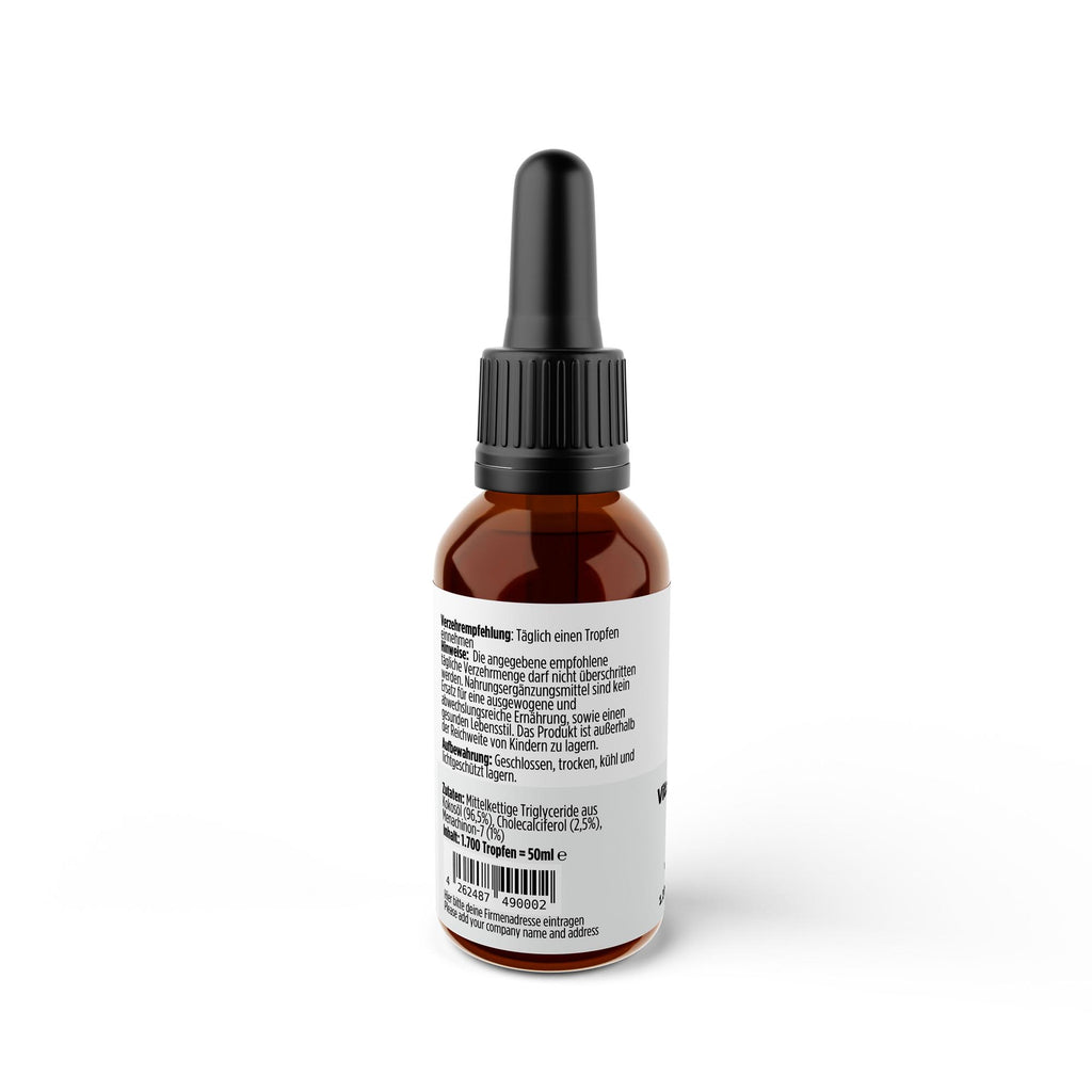 Vitamina D3 + K2 - 1.700 Gotas (1.000 UI) - 50ml
