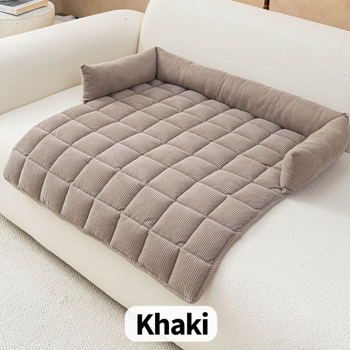 Tapete Antiarranhões para Animais de Estimação – Cama de Cão em Peluche Espesso Antiderrapante para Sofá