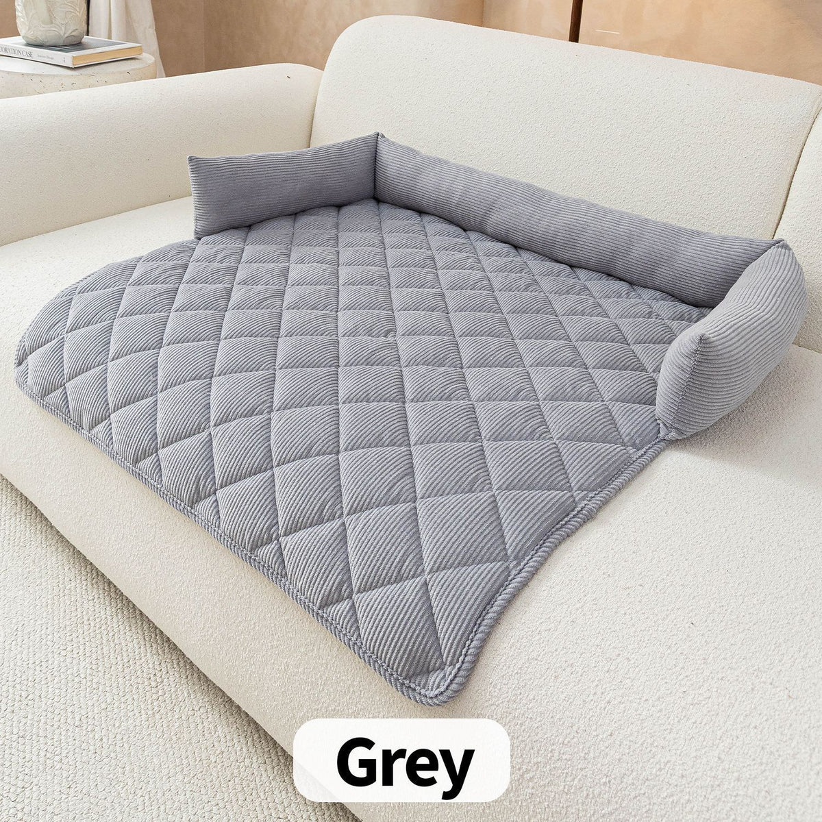 Tapete Antiarranhões para Animais de Estimação – Cama de Cão em Peluche Espesso Antiderrapante para Sofá