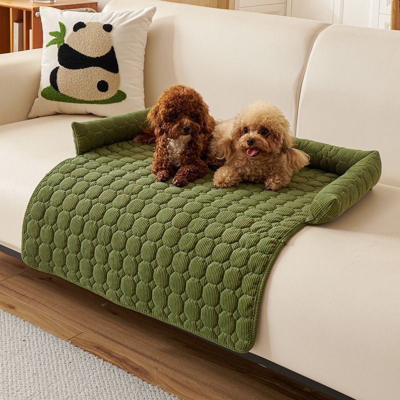 Tapete Antiarranhões para Animais de Estimação – Cama de Cão em Peluche Espesso Antiderrapante para Sofá