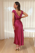 Vestido Sereia em Cetim com Ombro Único – Sexy, Elegante e Sofisticado
