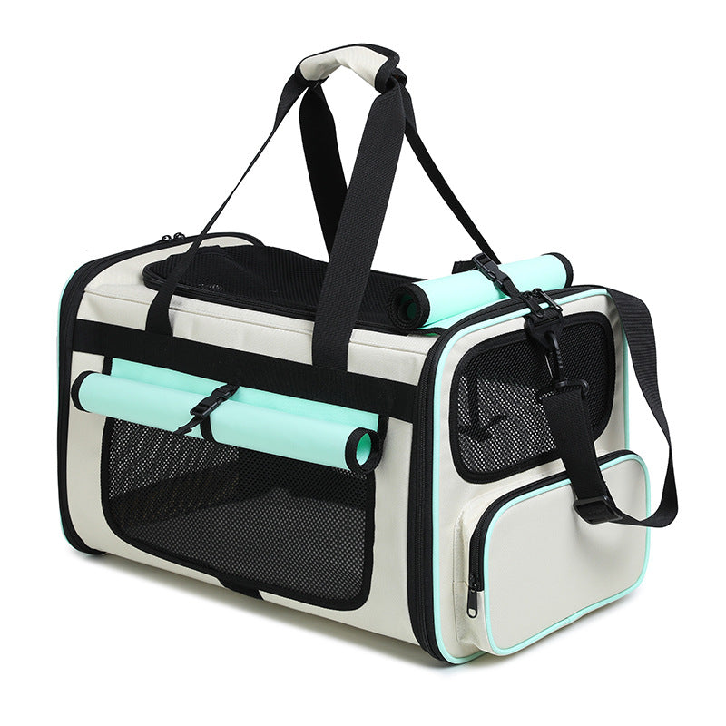 Mala Dobrável para Gato – Transportadora Respirável e Leve para Viagens e Carro