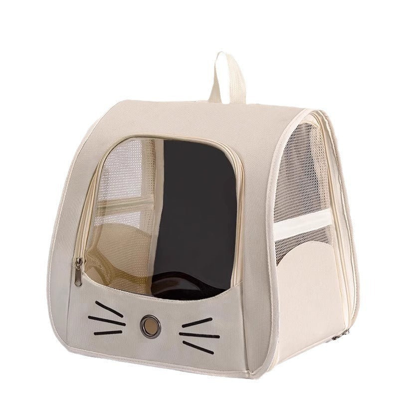 Mochila Cápsula Espacial para Gato – Transparente, Respiravel, Leve e Grande Capacidade