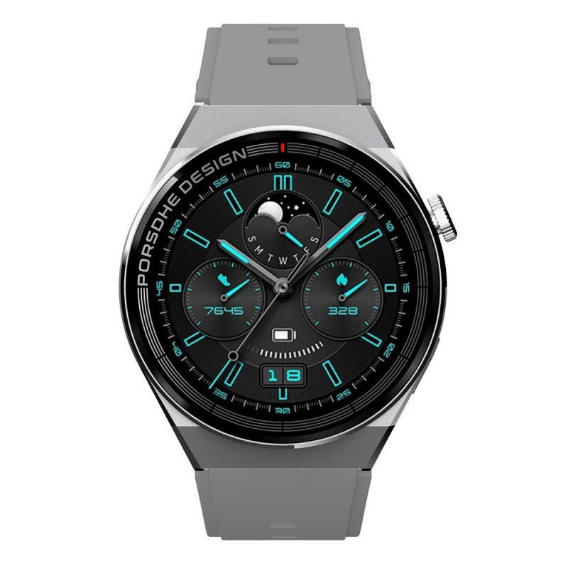 Smartwatch Desportivo Estilo Porsche GT3/8/C4P – NFC, Chamadas Bluetooth, Freq. Cardíaca e Pressão Arterial
