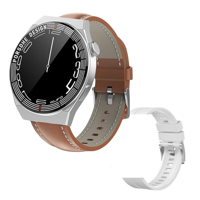 Smartwatch Desportivo Estilo Porsche GT3/8/C4P – NFC, Chamadas Bluetooth, Freq. Cardíaca e Pressão Arterial