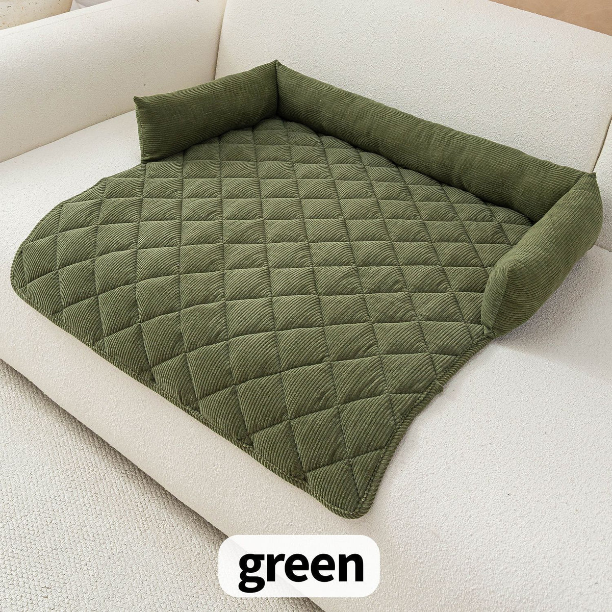 Tapete Antiarranhões para Animais de Estimação – Cama de Cão em Peluche Espesso Antiderrapante para Sofá