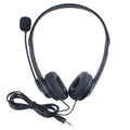 Auscultadores com Microfone Estéreo – Headset com Fio Universal para PC, Tablet e Telefóne