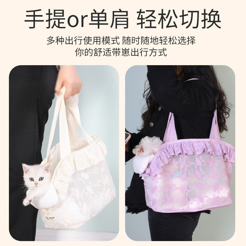 Mala Portátil para Gato – Grande Capacidade para Todas as Estações, Ideal para Viagens