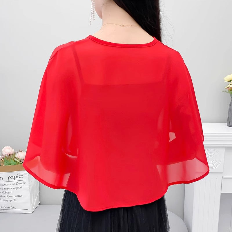 Xaile em Chiffon para Mulher – Leve, Elegante e Versátil | Primavera e Verão