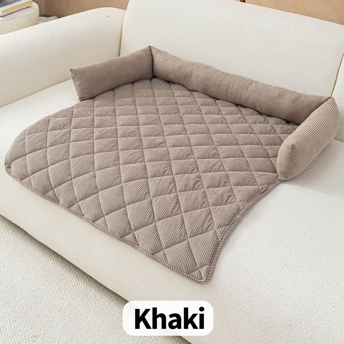Tapete Antiarranhões para Animais de Estimação – Cama de Cão em Peluche Espesso Antiderrapante para Sofá