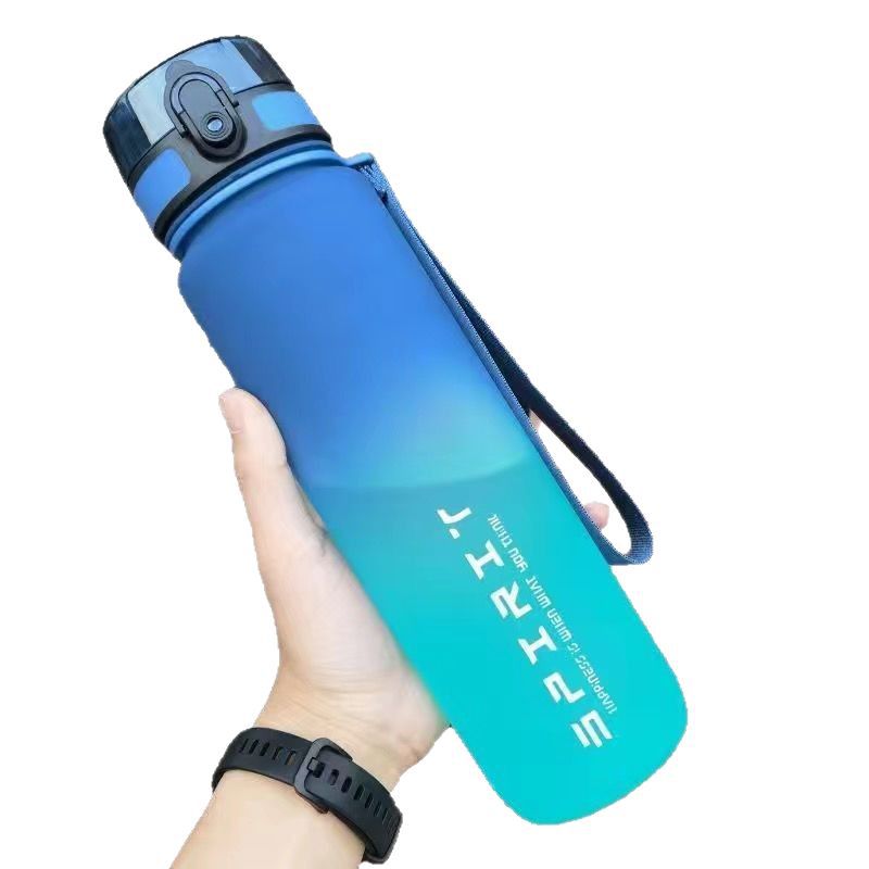 Garrafa de Água Desportiva de Grande Capacidade – Resistênte ao Calor, Portátil e Colorida