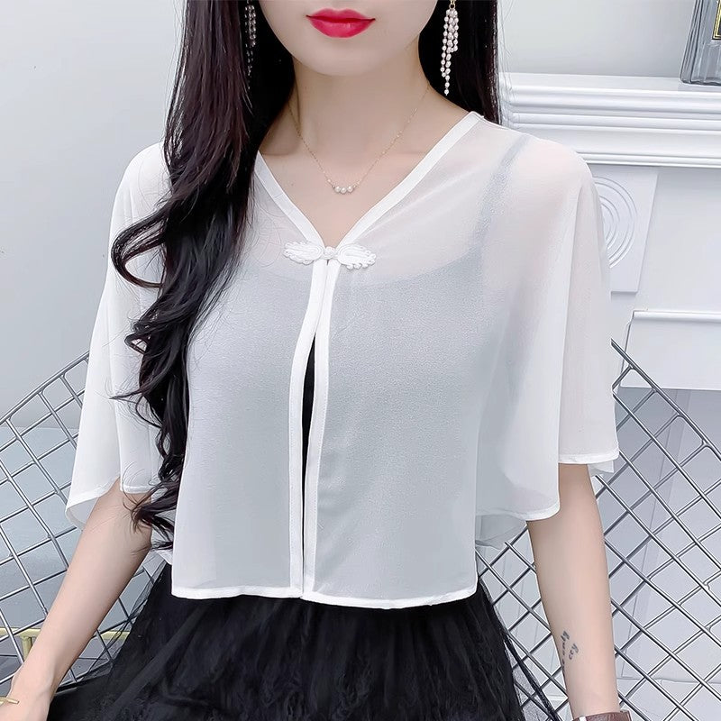 Xaile em Chiffon para Mulher – Leve, Elegante e Versátil | Primavera e Verão