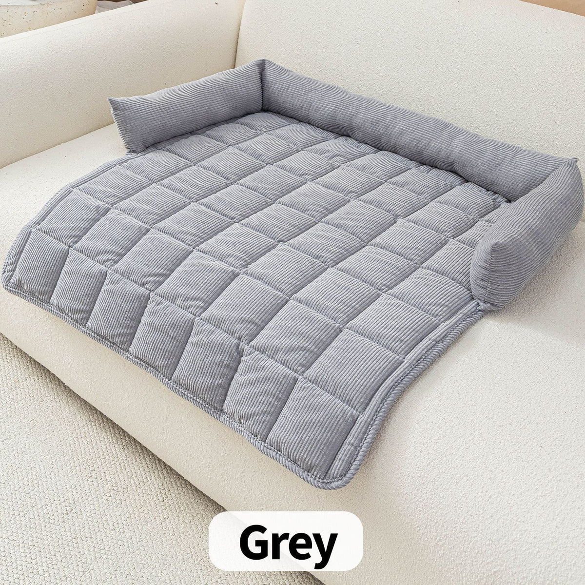 Tapete Antiarranhões para Animais de Estimação – Cama de Cão em Peluche Espesso Antiderrapante para Sofá