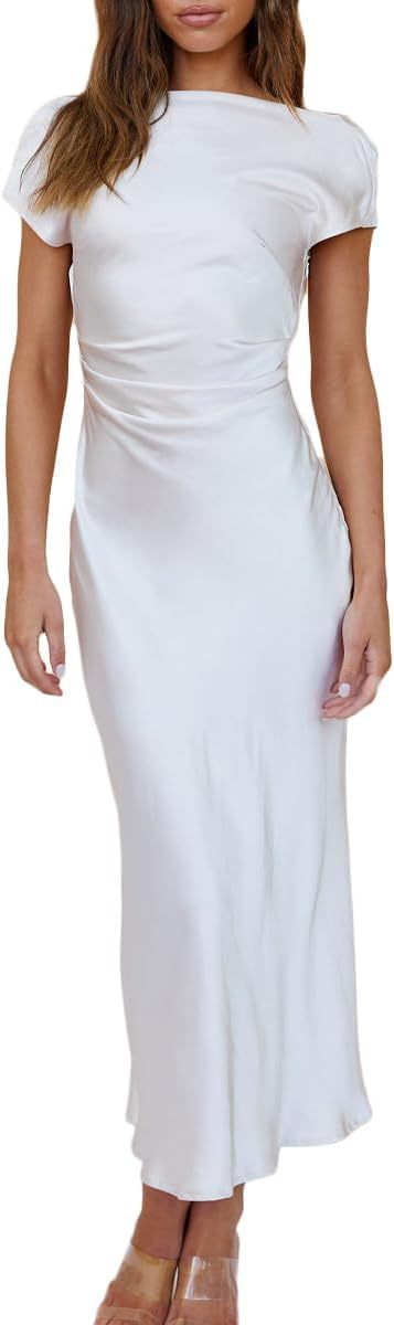 Vestido Sereia em Cetim com Ombro Único – Sexy, Elegante e Sofisticado