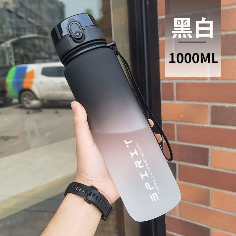 Garrafa de Água Desportiva de Grande Capacidade – Resistênte ao Calor, Portátil e Colorida