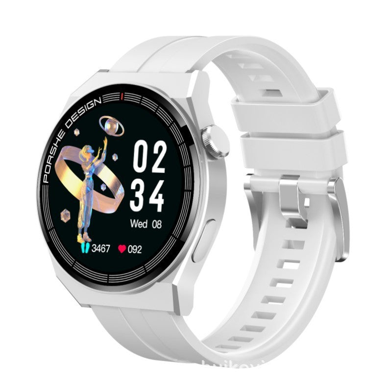 Smartwatch Desportivo Estilo Porsche GT3/8/C4P – NFC, Chamadas Bluetooth, Freq. Cardíaca e Pressão Arterial
