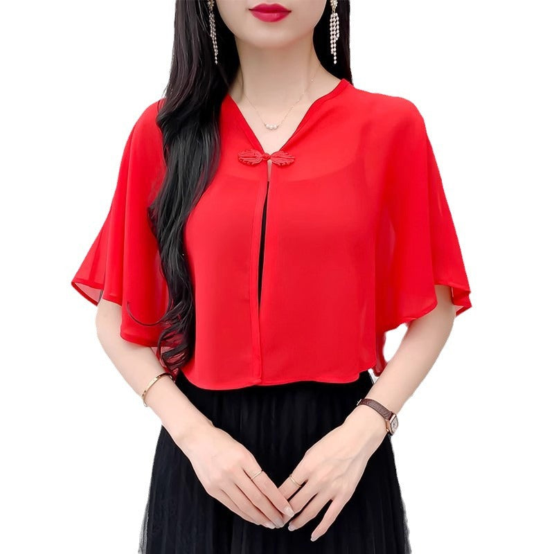 Xaile em Chiffon para Mulher – Leve, Elegante e Versátil | Primavera e Verão
