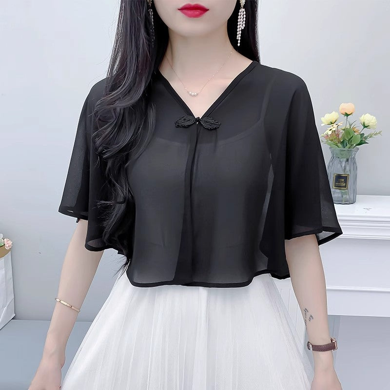 Xaile em Chiffon para Mulher – Leve, Elegante e Versátil | Primavera e Verão