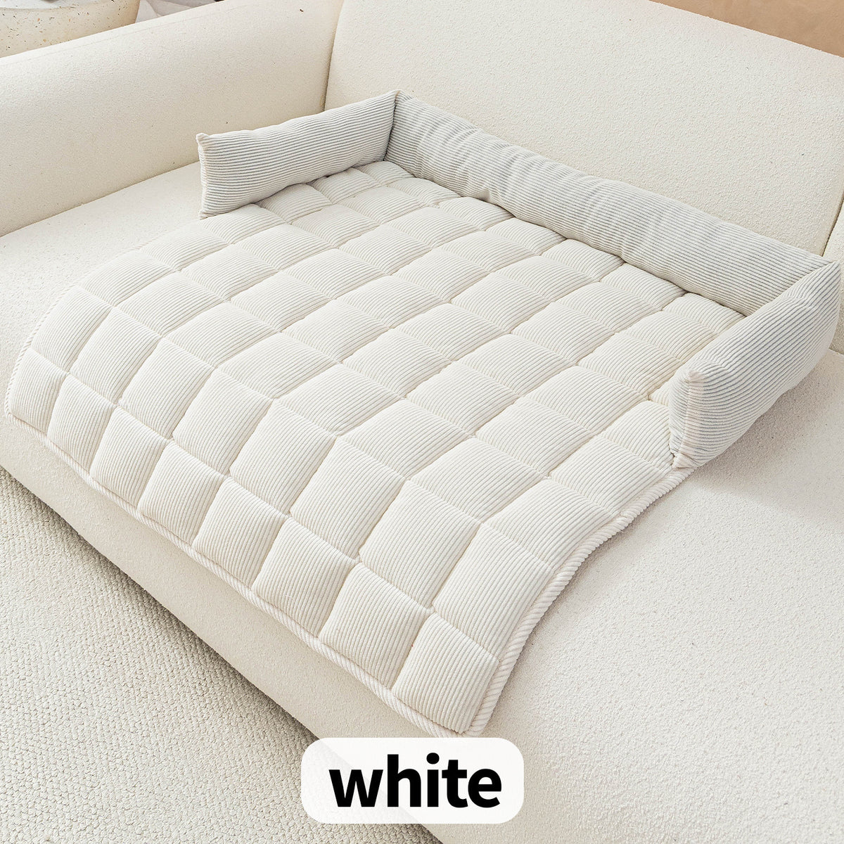 Tapete Antiarranhões para Animais de Estimação – Cama de Cão em Peluche Espesso Antiderrapante para Sofá