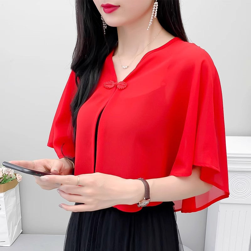 Xaile em Chiffon para Mulher – Leve, Elegante e Versátil | Primavera e Verão