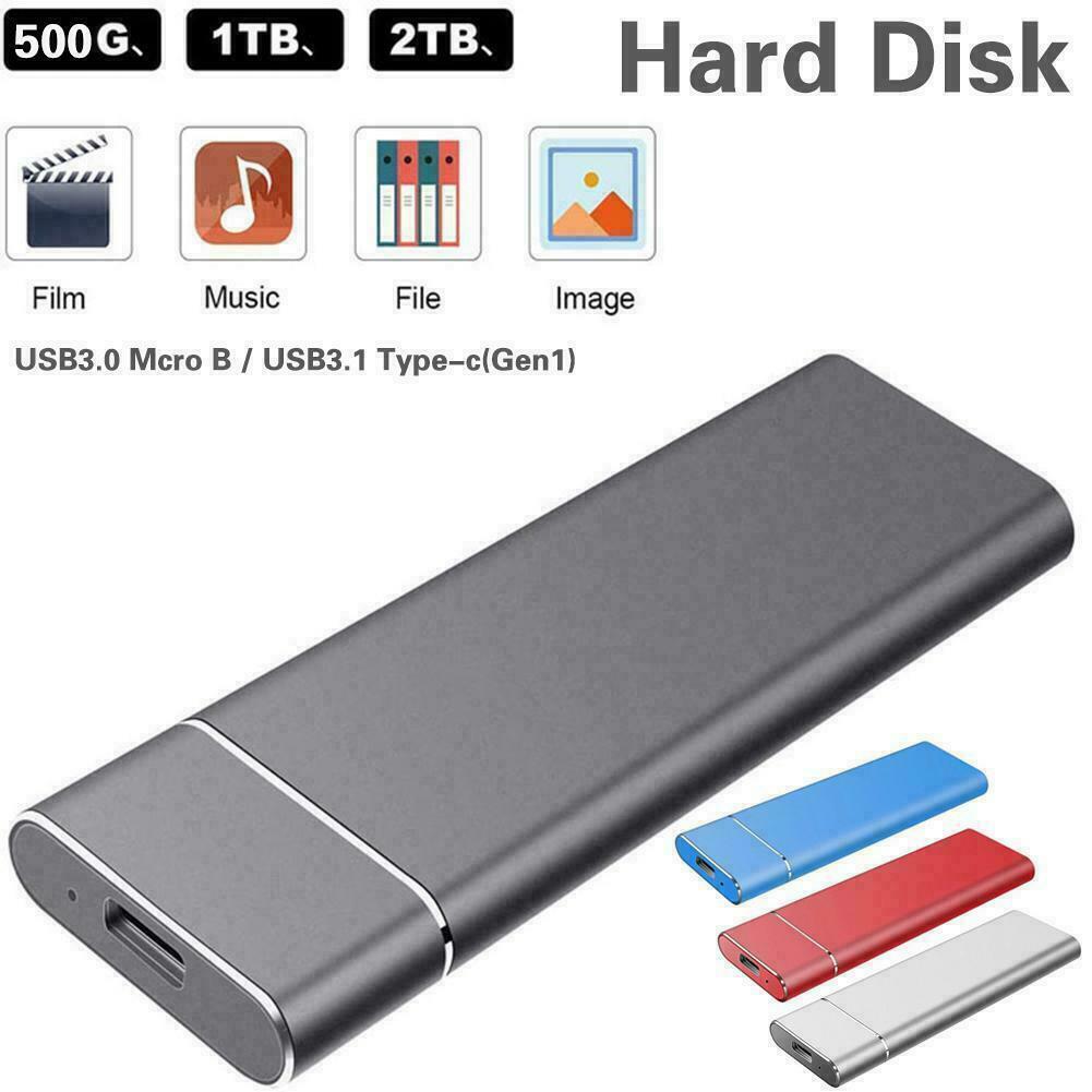 SSD Portátil de Alta Capacidade – Disco Sólido Móvel 1TB com Entrega Rápida