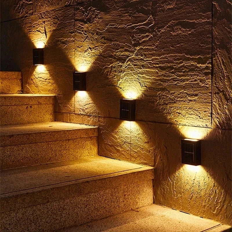 Candeeiro Solar LED para Exterior – Sensor de Luz, Impermeável, Decorativo para Jardim e Parede