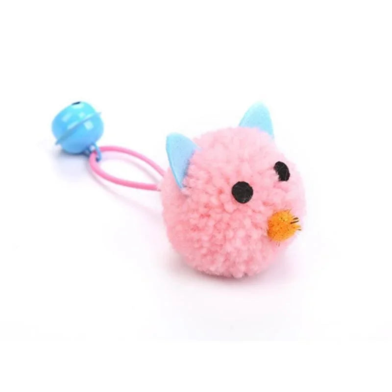 Brinquedo Interativo para Gato – Rato de Pelúcia com Sino