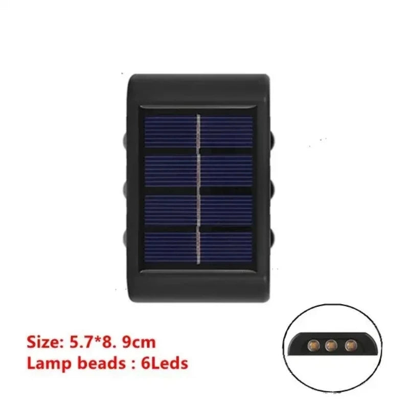 Candeeiro Solar LED para Exterior – Sensor de Luz, Impermeável, Decorativo para Jardim e Parede
