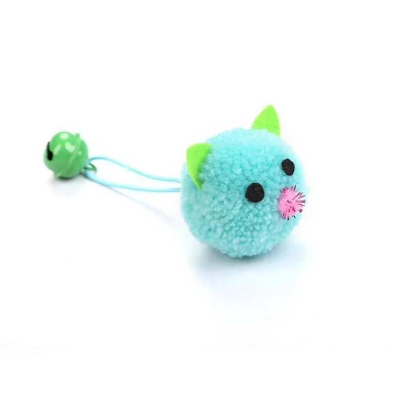 Brinquedo Interativo para Gato – Rato de Pelúcia com Sino