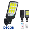 Luz Solar para Exterior 15000LM – Sensor de Movimento, IP65 À Prova de Água, Iluminação 240° para Jardim e Parede