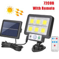 Candeeiro Solar LED de Parede com Sensor de Movimento – 3 Modos | Exterior À Prova de Água
