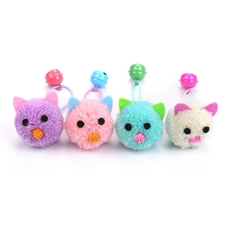 Brinquedo Interativo para Gato – Rato de Pelúcia com Sino