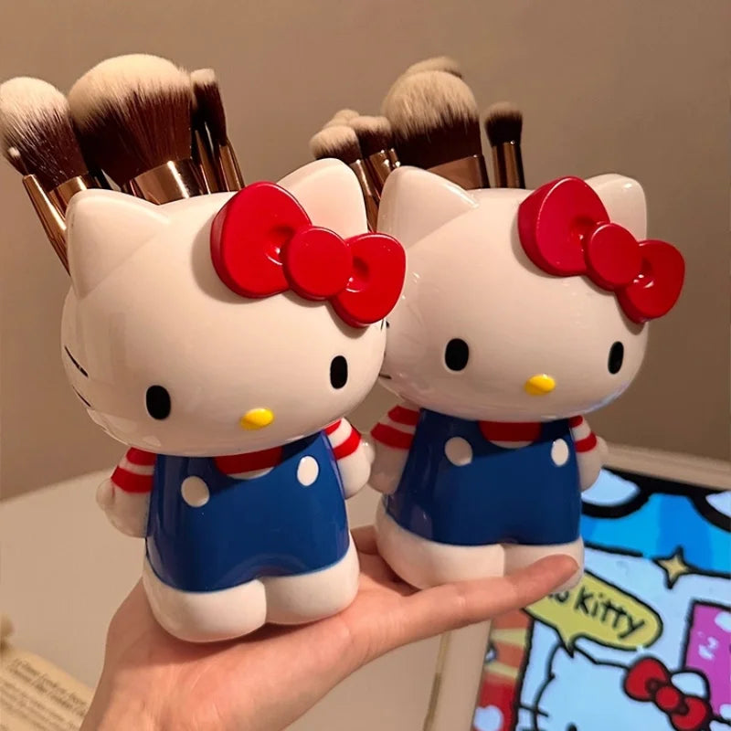 Porta-pincéis e Canetas Hello Kitty – Organizador de Secretária Kawaii