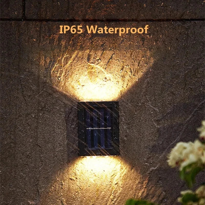 Candeeiro Solar LED para Exterior – Sensor de Luz, Impermeável, Decorativo para Jardim e Parede
