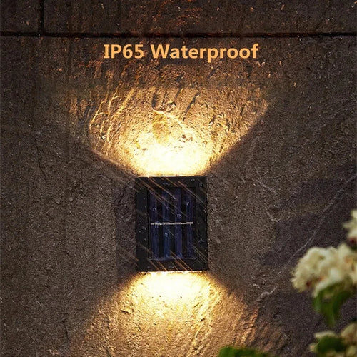 Candeeiro Solar LED para Exterior – Sensor de Luz, Impermeável, Decorativo para Jardim e Parede