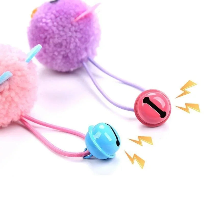 Brinquedo Interativo para Gato – Rato de Pelúcia com Sino