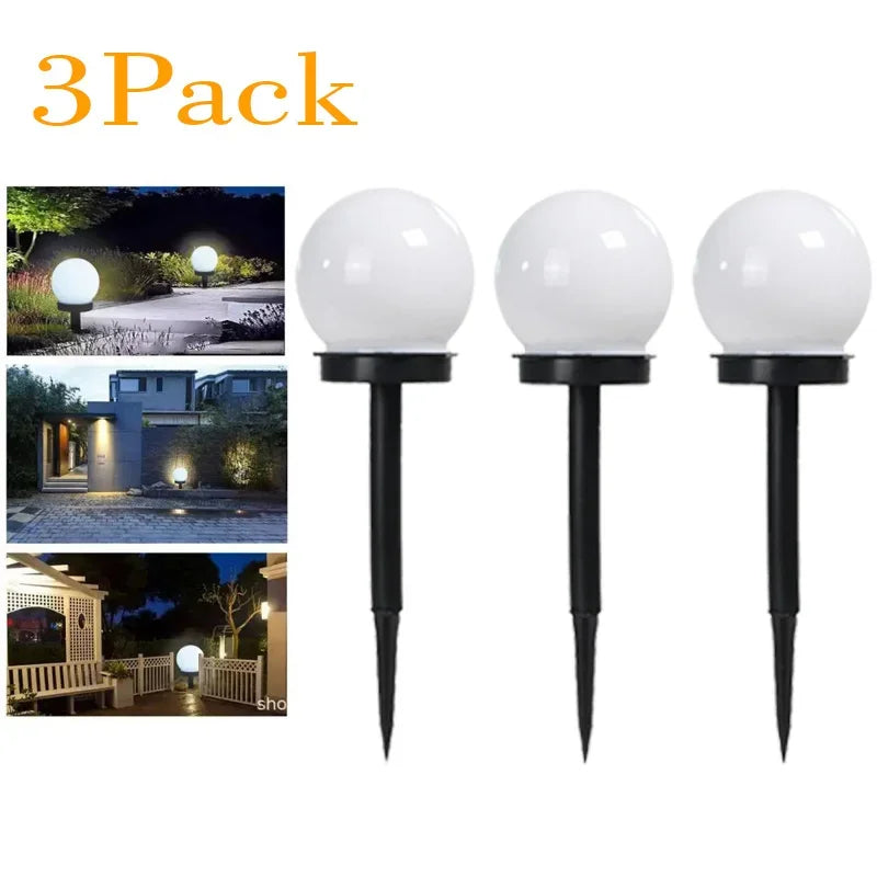 Lâmpadas LED Solares para Exterior – À Prova de Água | Pack 1/3