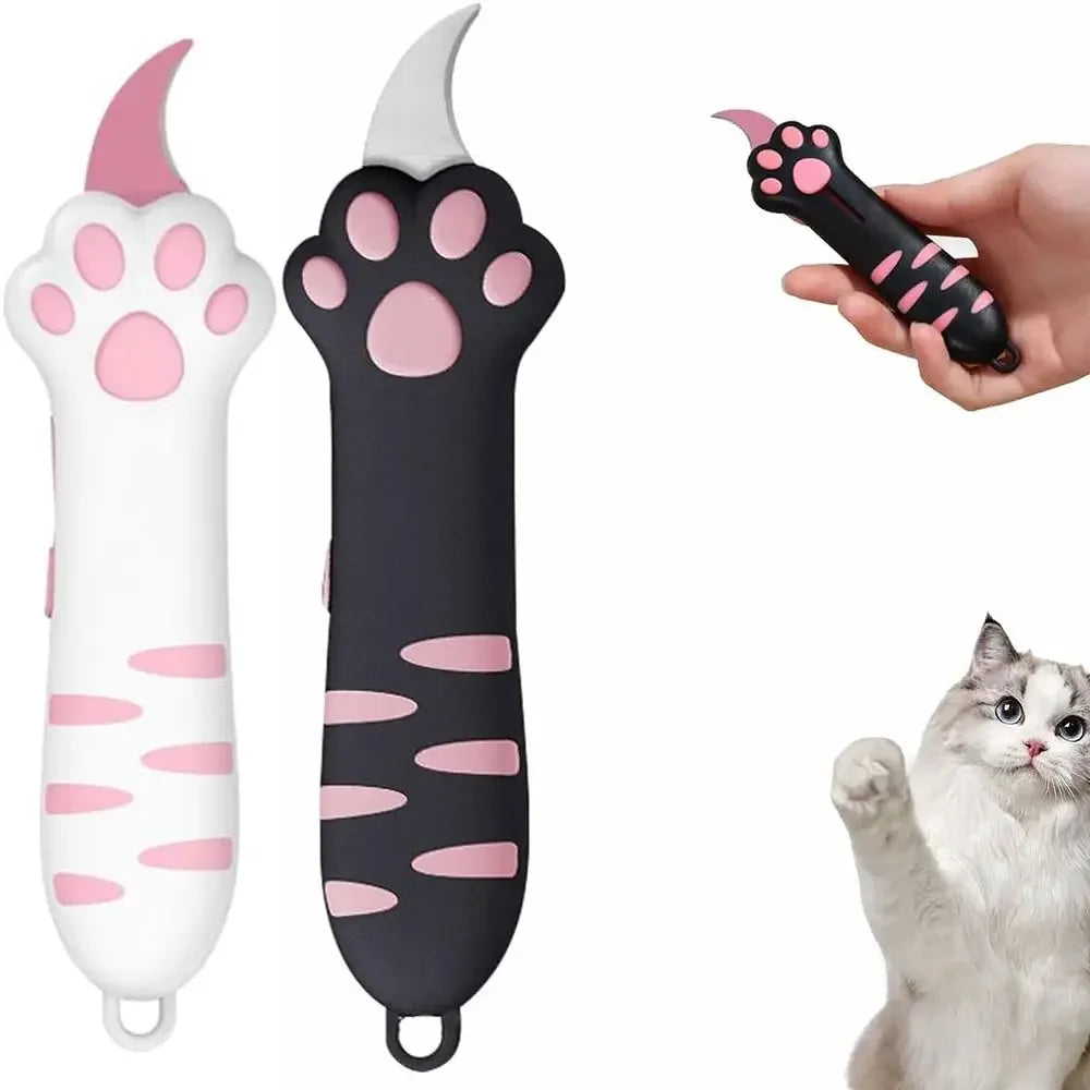 Corta-papel em Forma de Pata de Gato – Mini Faca Utilitária Portátil