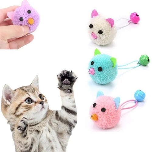Brinquedo Interativo para Gato – Rato de Pelúcia com Sino